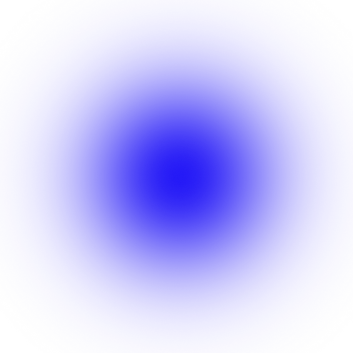 transparent round gradient blue